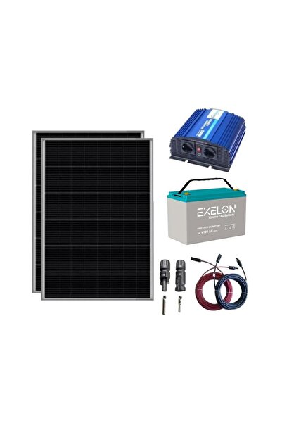 Teknovasyon Arge 1200 Watt Tv Aydınlatma Bağ Evi Güneş Enerjisi 210w Solar Paket