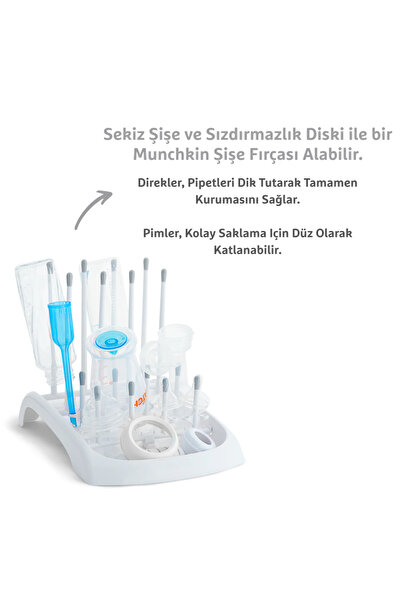 Munchkin Katlanabilir Biberon ve Aksesuar Kurutma Rafı | Pratik & Kompakt Tasarım