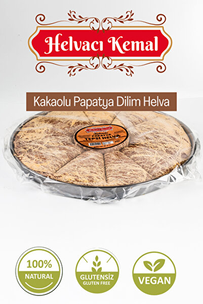 yöresel 5 KG Papatya Dilim Kakaolu Helva - Kakao lezzetiyle zenginleştirilmiş...