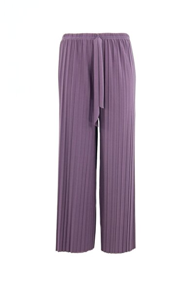 Oppland Жіночі брюки-спідниці з еластичним поясом, плісировані спереду, з дет...