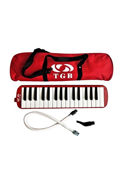TGB 32k 32 Tuşlu Melodika Bez Çantalı - Kırmızı.