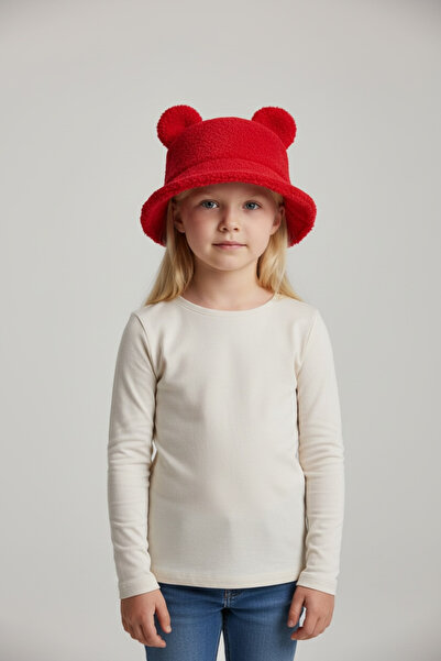 Kitti Children's Plush Hat with Ears Trilby 4-7 Years Old