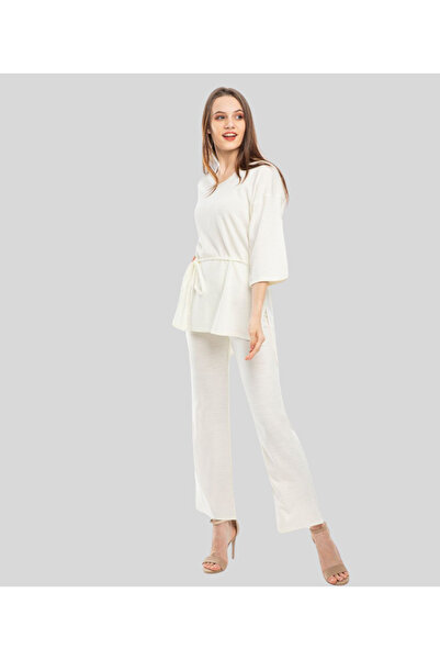 MQ Women's two-piece set: top and long formal trousers