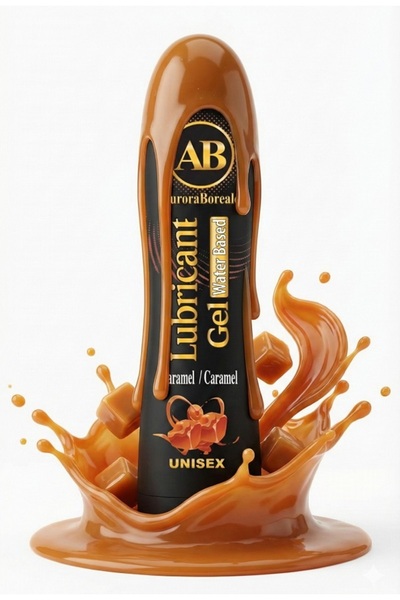 AuroraBoreale Karamel Aromalı Büyük Boy Kayganlaştırıcı Jel Lubricant