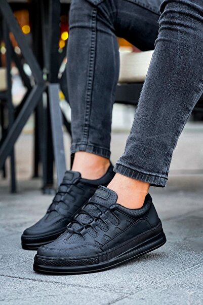 Zerenyus Ανδρικά παπούτσια C-Rey Premium Comfort Elastic Sneaker Μαύρο