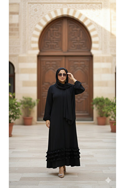 Vivezza 1827 Hira Fırfırlı Umre Feracesi