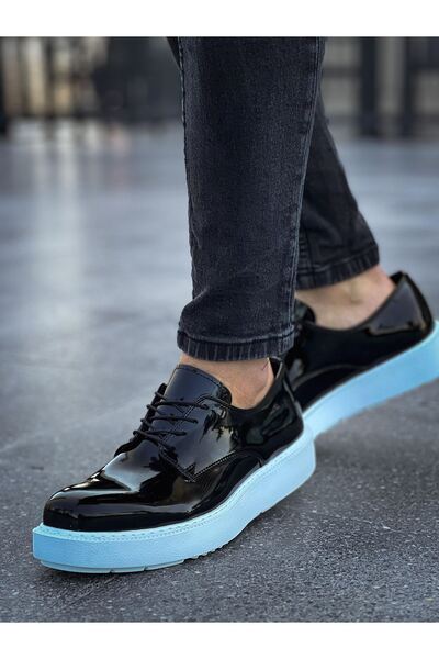 Zerenyus Classic Lace Premium Pantofi clasici pentru bărbați, negru, alb, pie...