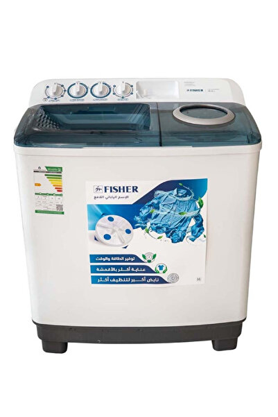 Fresh غسالة ملابس ذات حوضين - تحميل علوي - 10 كجم - أبيض - FW-P10000N