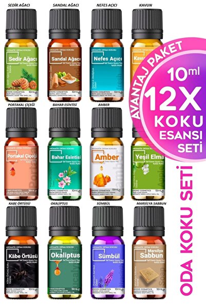 Evove Cosmetics Uçucu Yağ Buhurdanlık Yağı Difüzör Esansı Oda Kokusu Esansı H...