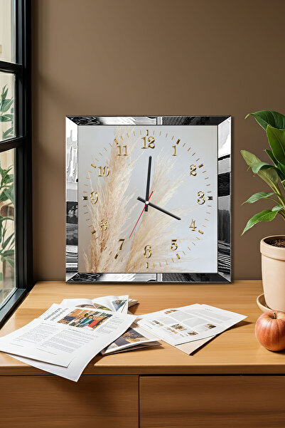 Zevahir Mobilya Dekorasyon Gümüş Çerçeveli Doğanın Zamanı Temalı Dekoratif MD...