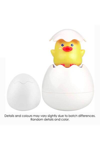 Choice لعبة استحمام للأطفال على شكل بيضة بطة صغيرة، بيضة بطريق لطيفة، رشاش مي...