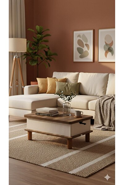 Mobpazar Bohem Akıllı Sehpa, Açılır Yemek Masası, Orta Sehpa, Ayaklı