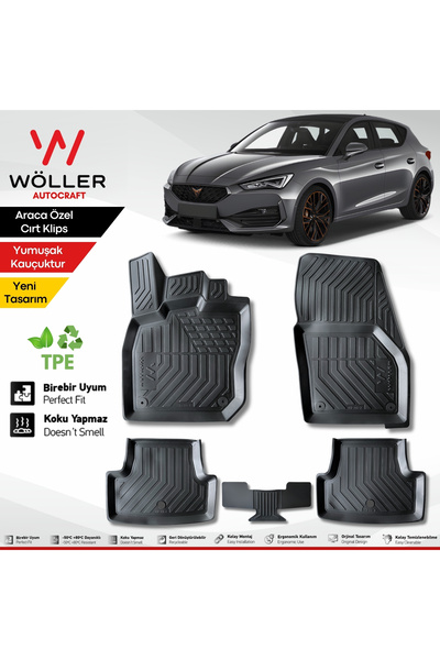 wöller Cupra Leon Paspas 2022 Sonrası 3d Havuzlu Wöller Paspas