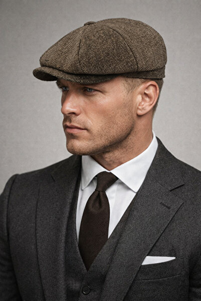 Rupen Kraft Kışlık Peaky Blinders Şapka Newsboy Trend David Beckham Kasket Şapka