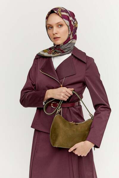 Setrms Süet Görünümlü Omuz Çantası