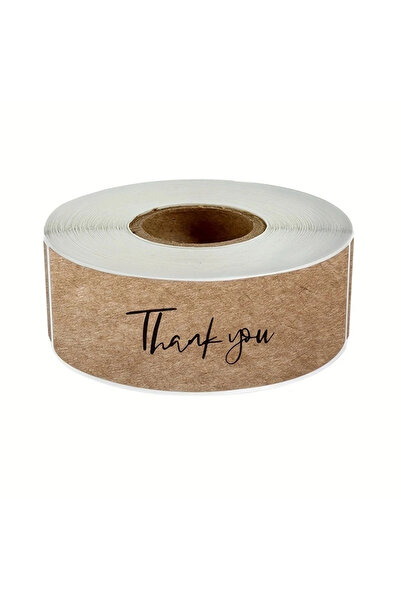 Choice شكرًا لك، 120 قطعة/لفة، ملصقات شكر من ورق كرافت، يمكنك صنعها بنفسك لتزيين تغليف الهدايا وتخصيصها