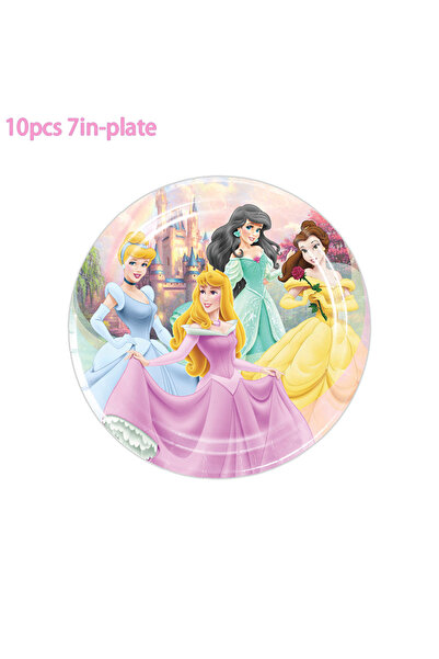 Choice طقم أدوات مائدة للاستخدام مرة واحدة مكون من 10 قطع، مقاس 7 بوصات، لحفل...