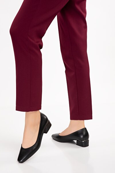 Gondol Hakiki Deri Kısa Topuklu Ayakkabı Vdt.07