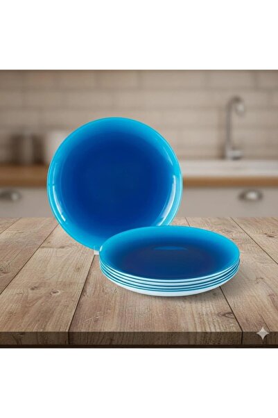 Luminarc طقم أطباق تقديم أركوبال دائرية للحلويات والفواكه، 6 قطع، مقاس 19 سم