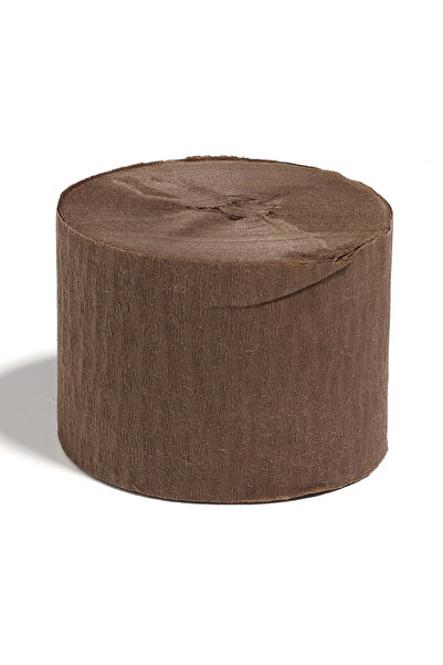 Choice لفة واحدة من ورق الكريب الملون، لون بني، 25 متر، 18 لونًا، 4.5 × 2500 ...