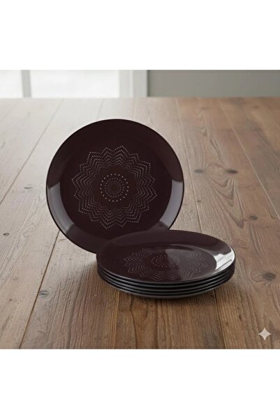 Luminarc طقم أطباق تقديم أركوبال دائرية للحلويات والفواكه، 6 قطع، مقاس 19 سم