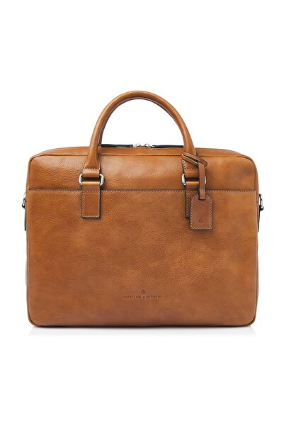 Castelijn & Beerens Peter Aktentasche RFID Schutz Leder 40 cm Laptopfach