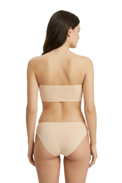 Sensu Kadın Günlük Pamuklu Külot Ten Bikini Model 5'li Paket KTS1058