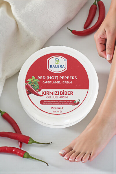 BALERA Selülit Jeli 175ml - Sıkılaştırıcı Etkili Kırmızı Biber Ve Acı Biber Özlü Masaj Jeli