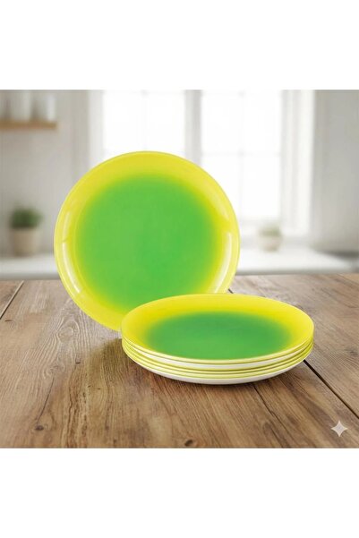 Luminarc طقم أطباق تقديم أركوبال دائرية للحلويات والفواكه، 6 قطع، مقاس 19 سم