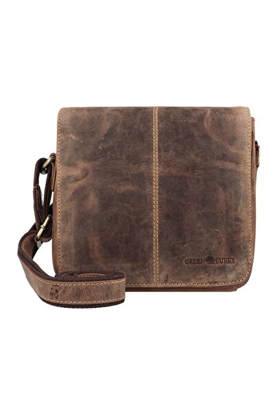 Greenburry Vintage Umhängetasche Leder 20 cm