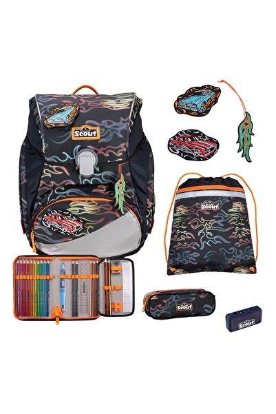 Scout Alpha Safety Light Schulranzen-Set 5-teilig