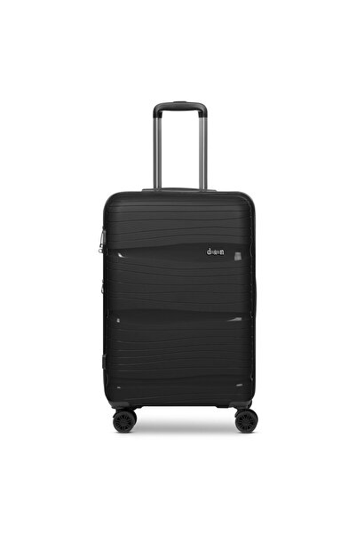 D&N Travel Line 4300-Plus 4 Rollen Trolley M 65 cm mit Dehnfalte