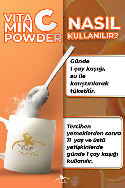 Torq Nutrition Vitamin C Powder (1000 MG) 200 gr