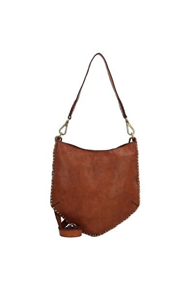 Campomaggi Malachit Schultertasche Leder 28 cm