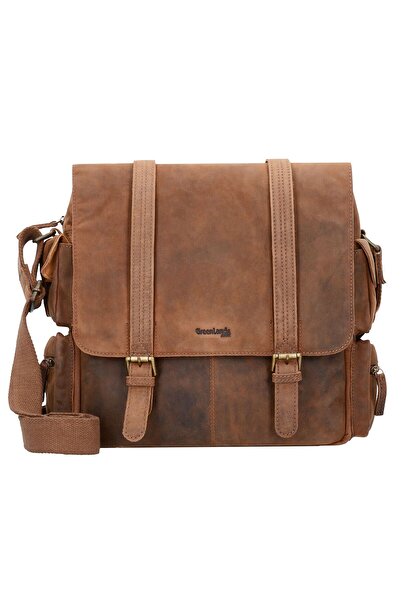 Greenland Nature 31 cm Black Mountain Messenger Leder-Laptop-Fach