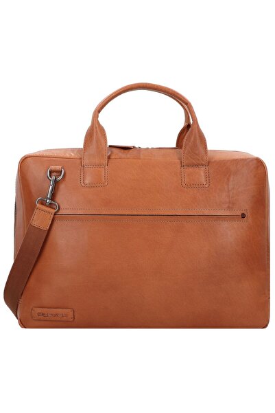 Plevier Rock Aktentasche RFID Schutz Leder 43 cm Laptopfach