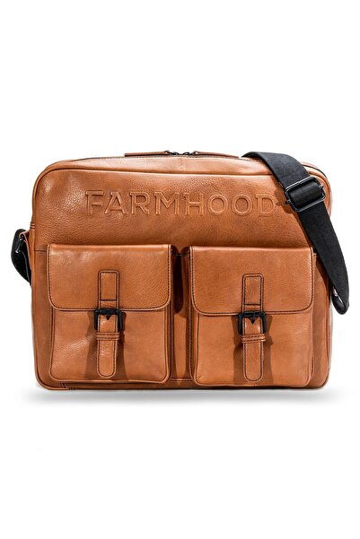 Farmhood Memphis 38 cm Leder Messenger - Gesicht Computer Fach
