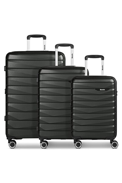 BENCH Paris 4 Rollen Kofferset 3-teilig mit Dehnfalte