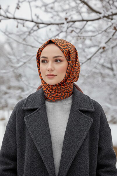 Onur New Dubai Cashmere Winter Scarf - Patterned, Colorful and Thick Fabric T...