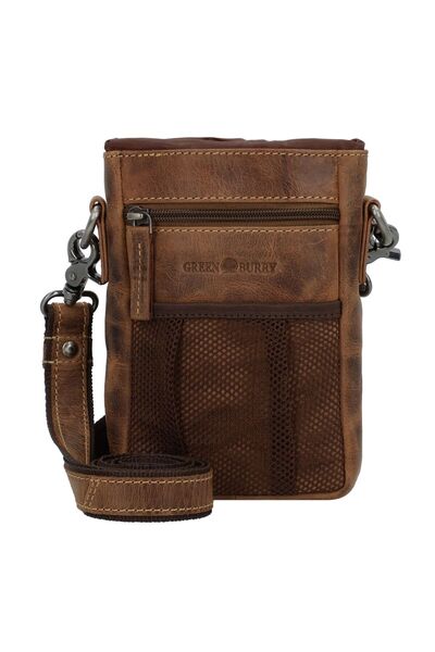 Greenburry Vintage Mini Bag Umhängetasche Leder 13 cm