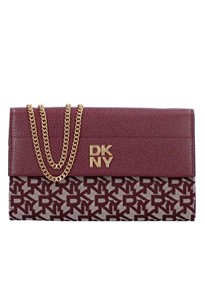 Dkny Rosa Clutch Geldbörse Leder 20 cm