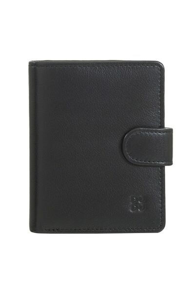 DUDU Portofel Bilbao cu protecție RFID, din piele naturală, 8,5 cm