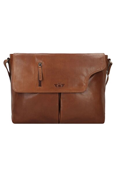 Greenburry Vintage Aktentaschen Messenger Leder 40 cm Laptopfach