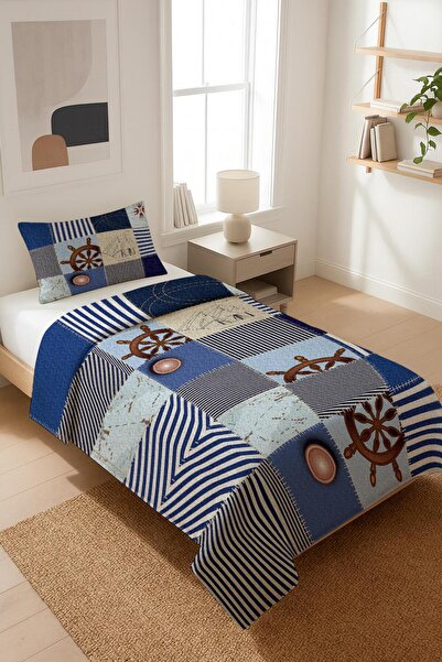 Dolce Mariee طقم غطاء سرير للأطفال مفرد من قماش المخمل اللامع (قطعتان) TKY0012