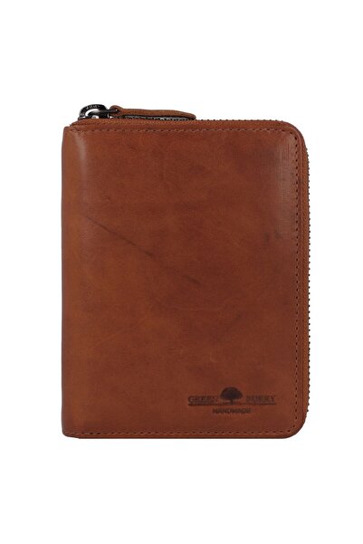 Greenburry Newport Geldbörse RFID Schutz Leder 10 cm