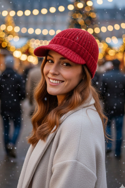 Ritagarcia Premium Soft Knit Hat / Beanie - Winter Cap Hat with Brim