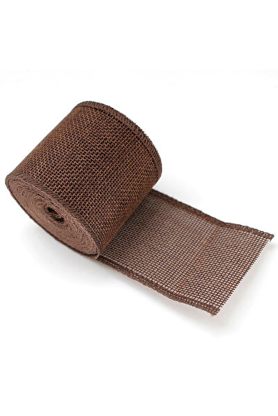 Choice شريط خيش بني 5 ياردات/لفة، شريط ملون 6 سم، شريط من الجوت الطبيعي، شريط...