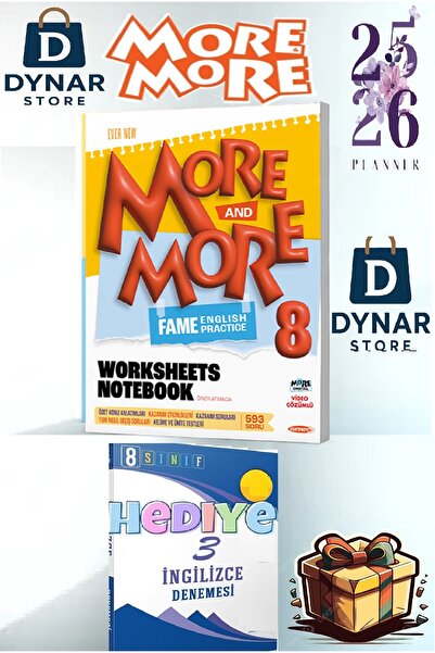 Kurmay Elt Yayınları 8.sınıf More And Worksheets Notebook Ve Nartest Kurumsal...