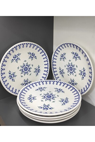 Güral Güral Porcelain Island Model 12 Pieces 19 cm Cake Plate