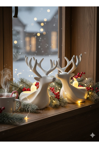 Pammuks Yılbaşı Dekoratif Biblo 2'li